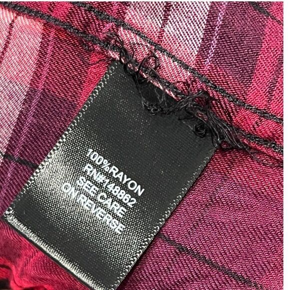 Torrid Shirt Womens 4XL Red Lizzie Twill Plaid Button Up Lumberjack Plus Size‎ 4 - Picture 7 of 12